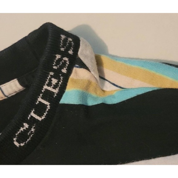 GUESS Originals Dylan Stripe 1981 T-Shirt Size Small Embroidered Retro Look - Picture 6 of 8